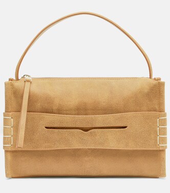 Schultertasche Loafer Small aus Veloursleder | JW Anderson
