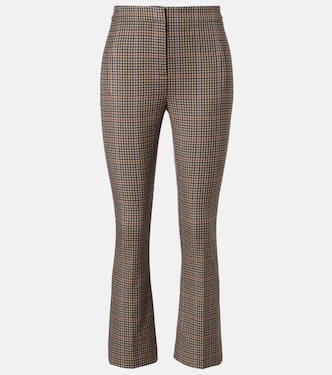 Arte checked slim pants | Veronica Beard