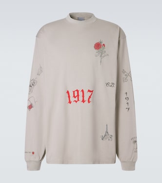 Printed cotton jersey T-shirt | Balenciaga