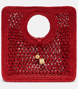 Spiaggia Small raffia top-handle bag | Jacquemus