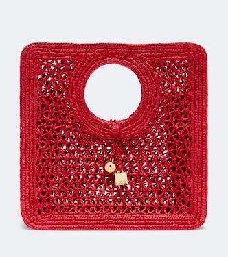 Spiaggia Small raffia top-handle bag | Jacquemus