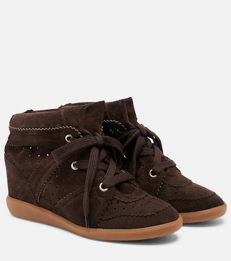 Sneakers con zeppa Bobby in suede | Isabel Marant