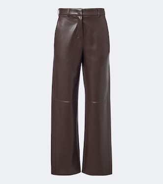 Coated jersey wide-leg pants | 'S Max Mara