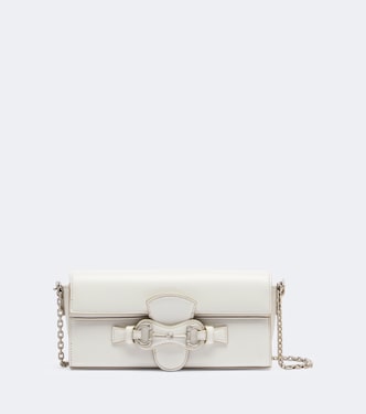 Horsebit leather wallet on chain | Gucci