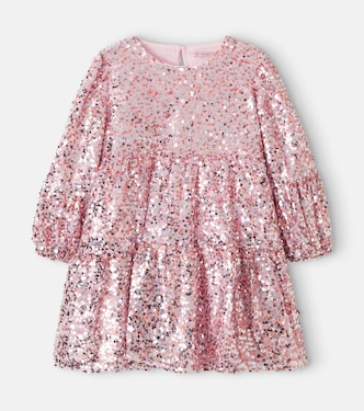 Lila sequined tiered dress | Konges Sløjd