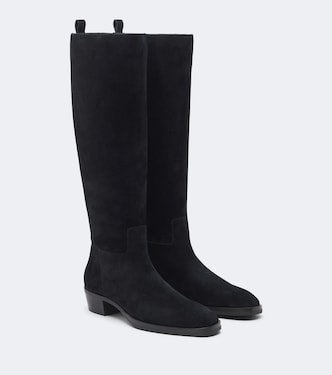 Kniehohe Stiefel Mave aus Veloursleder | Jimmy Choo