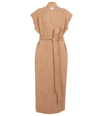 Chaleco largo Bea de cachemir y seda | Gabriela Hearst