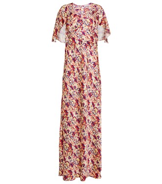 Robe longue à fleurs | Rabanne