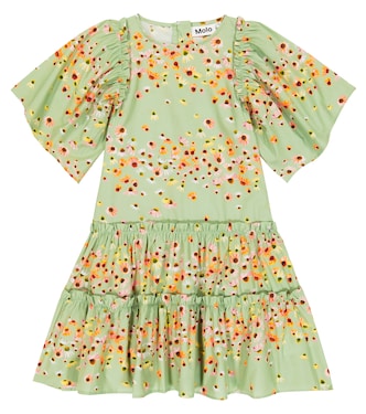 Cat floral cotton dress | Molo
