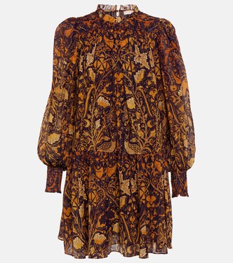 Robe Maja en coton mélangé imprimée | Ulla Johnson