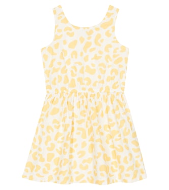 Idaho leopard-print cotton dress | Liewood