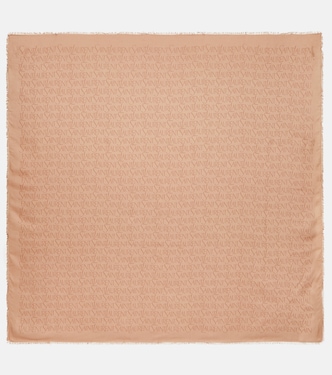 Printed modal and cashmere scarf | Saint Laurent