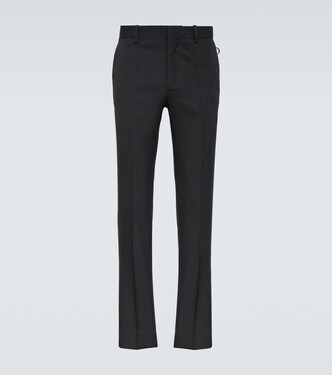 Low-rise wool slim pants | Undercover
