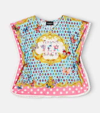 Tunique Butterflies Kids en coton | Versace Kids