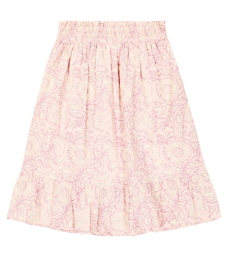 Gonna Annetta in cotone con stampa floreale | Louise Misha