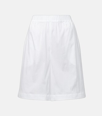 Shorts Oliveto de mezcla de algodón | Max Mara