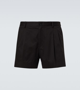 Cotton-blend gabardine shorts | Dolce&Gabbana