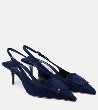 Frances 60 suede slingback pumps | Jimmy Choo