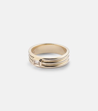 Ring aus 14kt Gelbgold (585/1000) mit Diamanten | Stone and Strand