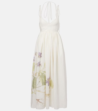 Maxikleid aus Leinen | Erdem