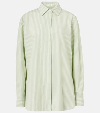 Vanda striped cotton shirt | The Row