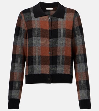 Checked cardigan | Vince