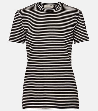 Lana striped cotton-blend T-shirt | Nili Lotan