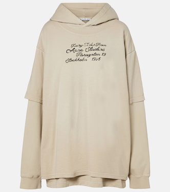 Layered cotton sweatshirt | Acne Studios