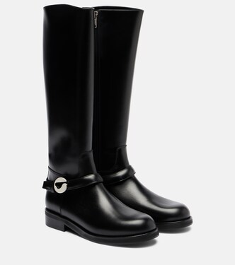 Cavalier leather knee-high boots | Coperni