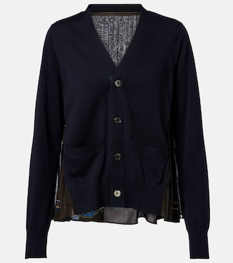 Paneled cardigan | Sacai