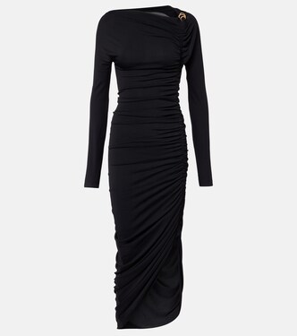 Ruched jersey midi dress | Ferragamo