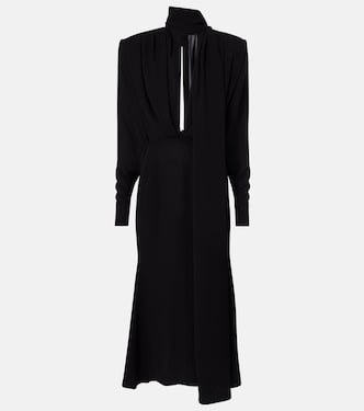 Crêpe midi dress | Mugler