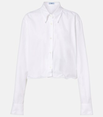 Cotton poplin shirt | Prada