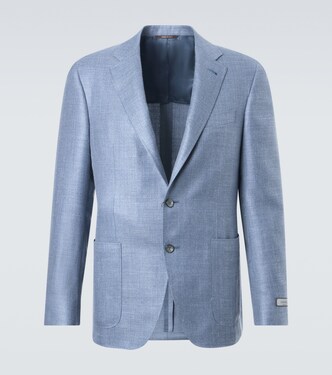 Blazer aus Wolle, Seide und Leinen | Canali