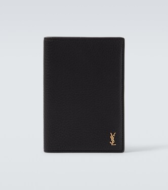 Cassandre leather card holder | Saint Laurent