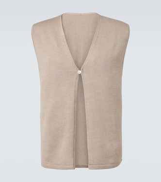 Knitted wool and silk vest | Stòffa