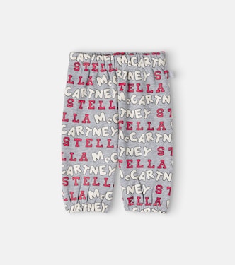Baby printed cotton fleece sweatpants | Stella McCartney Kids