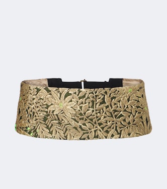 Floral jacquard belt | Dries Van Noten
