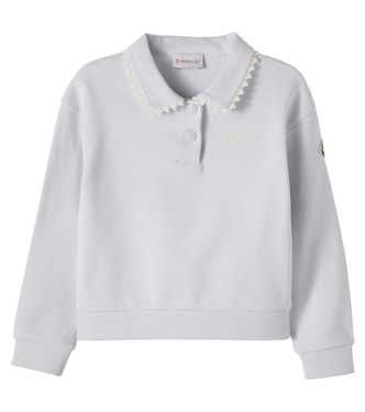 Polo-Sweatshirt aus Baumwollfleece | Moncler Enfant