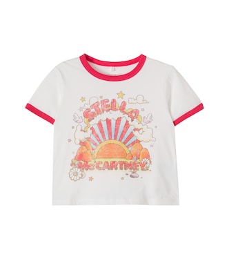 Printed cotton jersey T-shirt | Stella McCartney Kids