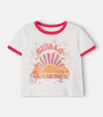 Printed cotton jersey T-shirt | Stella McCartney Kids