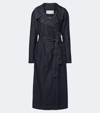 Denim trench coat | Dries Van Noten