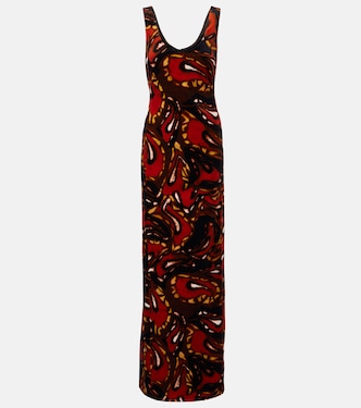 Debant printed cotton-blend maxi dress  | Dries Van Noten