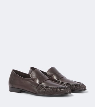 Soft leather loafers | The Row