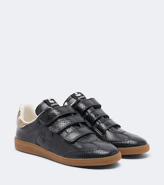 Baskets Beth en cuir façon serpent | Isabel Marant