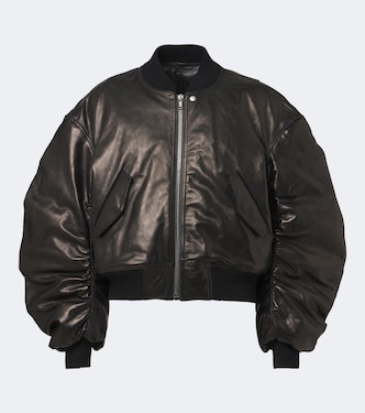 Secchia Flight leather down jacket | Rick Owens