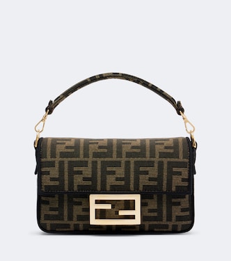 Schultertasche Baguette® FF Zucca Mini | Fendi