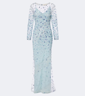 Vestido de fiesta floral con lentejuelas | Là Fuori