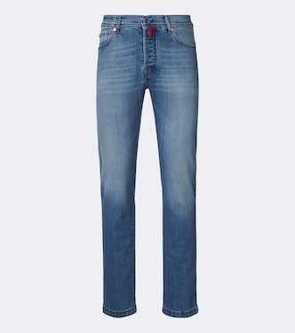 Faded slim jeans | Kiton