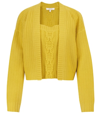 Delightful Match wool camisole and cardigan set | Dorothee Schumacher